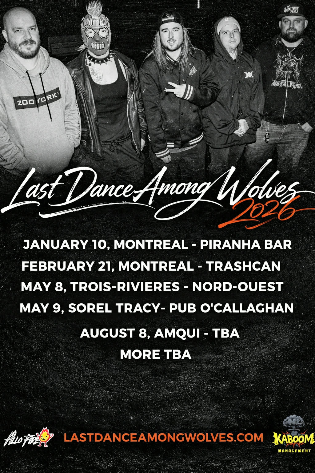 Upcoming Shows Dates 1